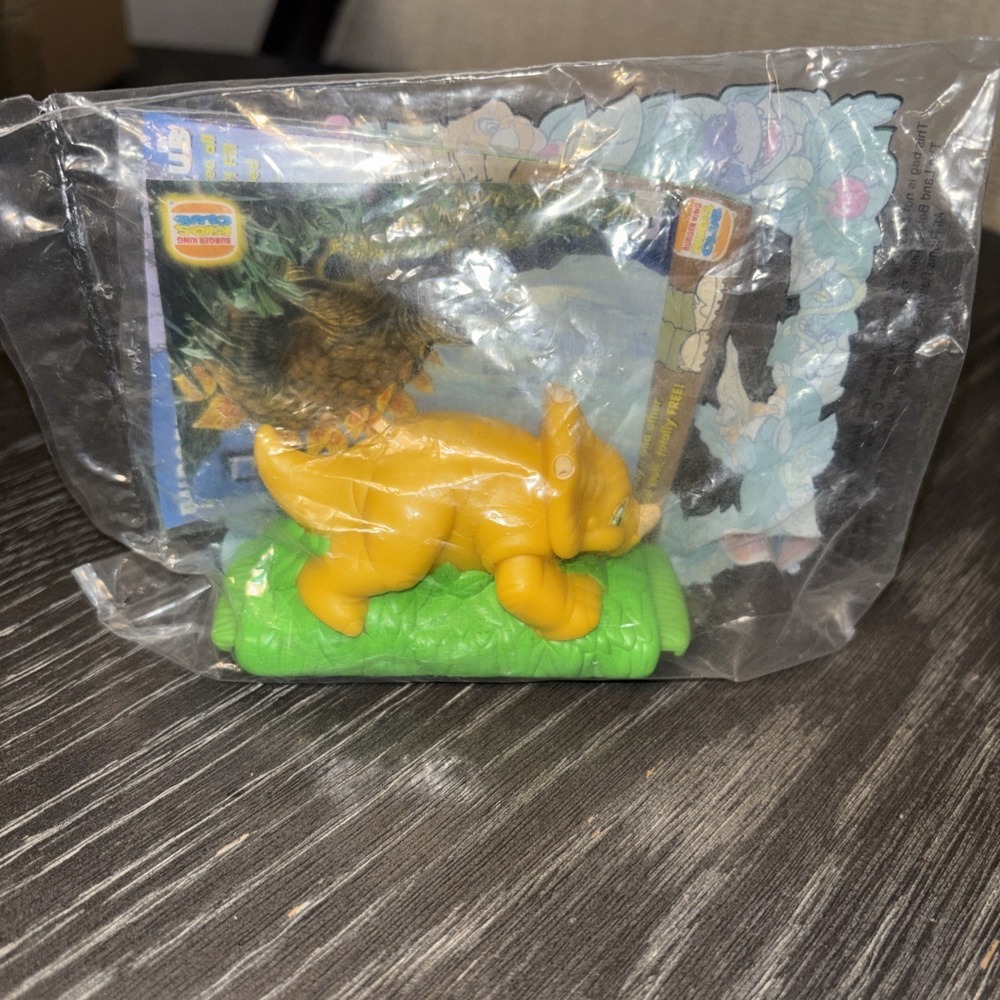 Burger King The Land Before Time Sarah Pull Back & Roll Toy 1997 Vintage Works